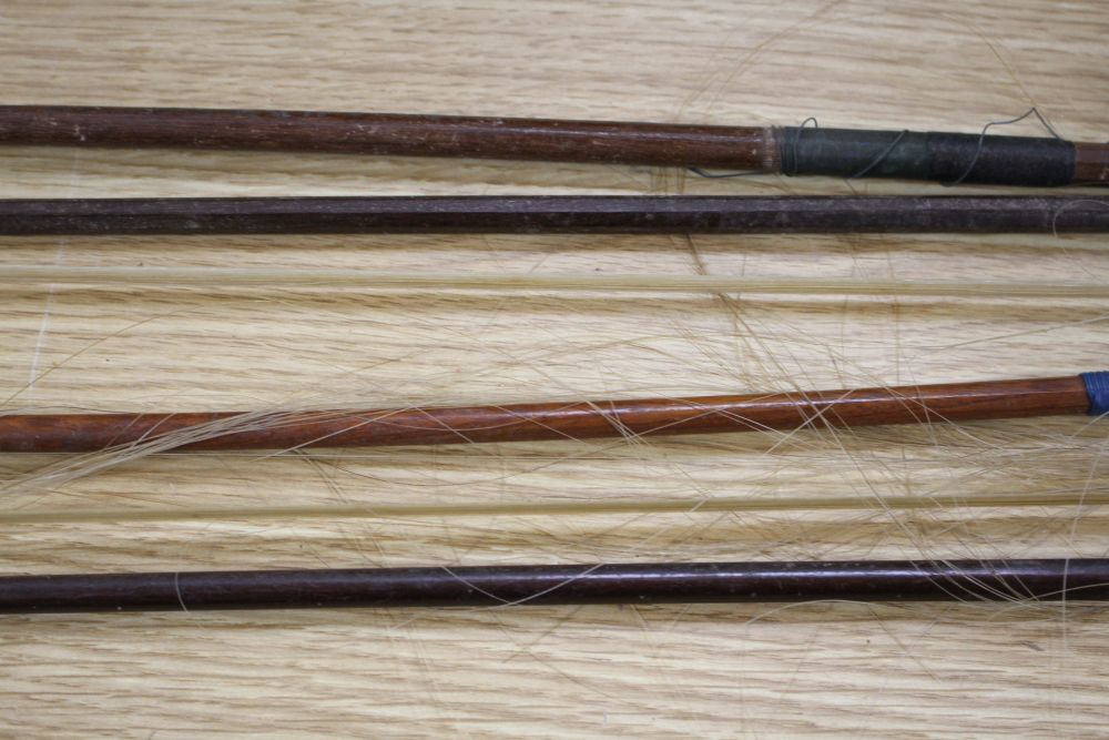 A Chinese violin and four bows